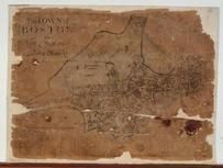 Boston 1722 Captain John Bonner Survey third state likely produced in 1725  MHS Digital Image 5023